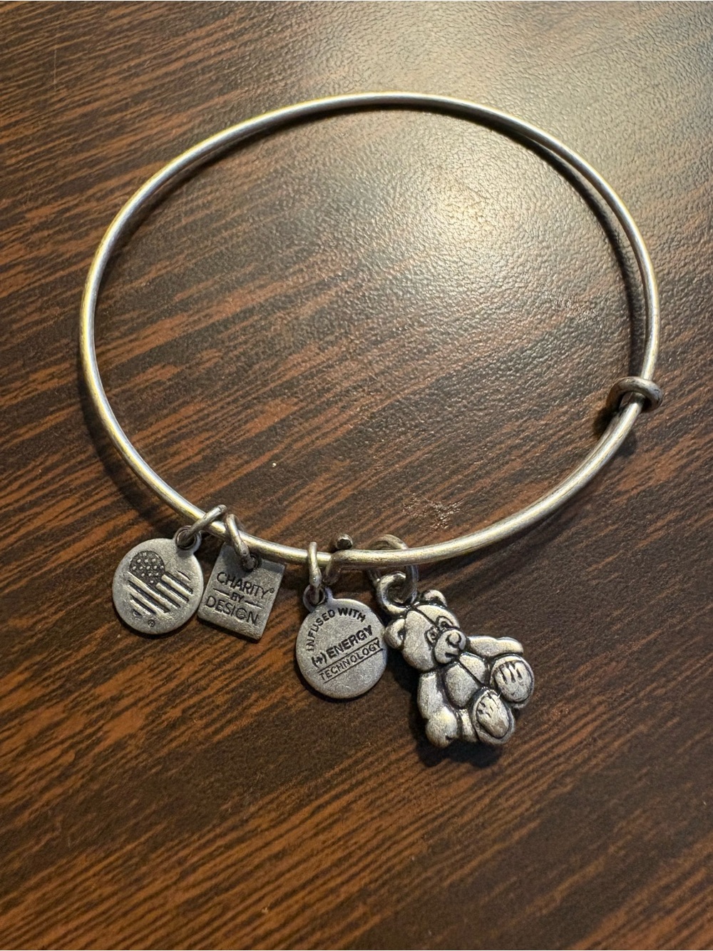 Alex and Ani Little Brown Bear Bangle